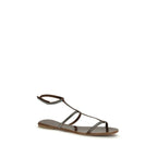 Pedro García Brown Calf Leather Bos Taurus Strap-On Sandals - Zeiniez