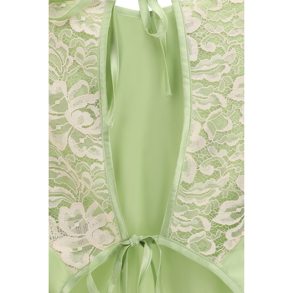 Kristina Ti Bicolor Silk Blouse