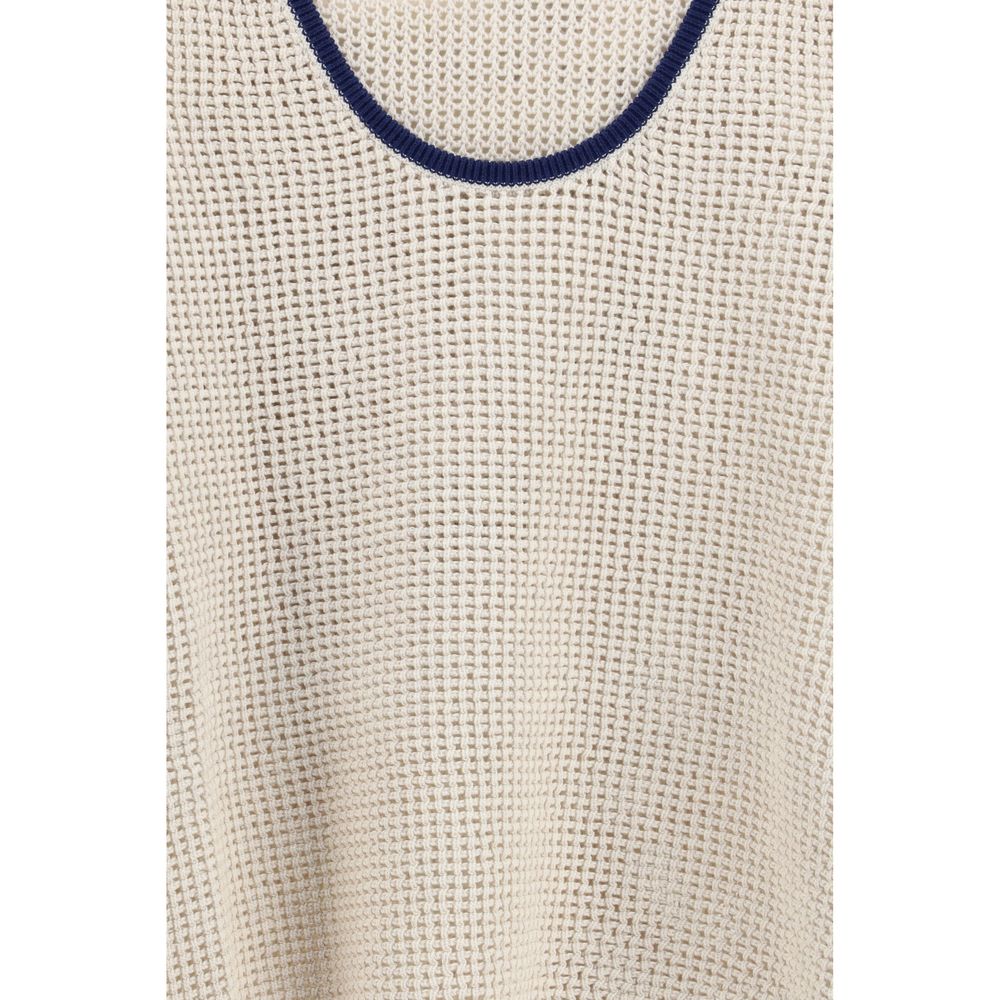 Brunello Cucinelli Beige Cotton Top