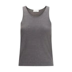 Brunello Cucinelli Gray Cashmere Top - Zeiniez