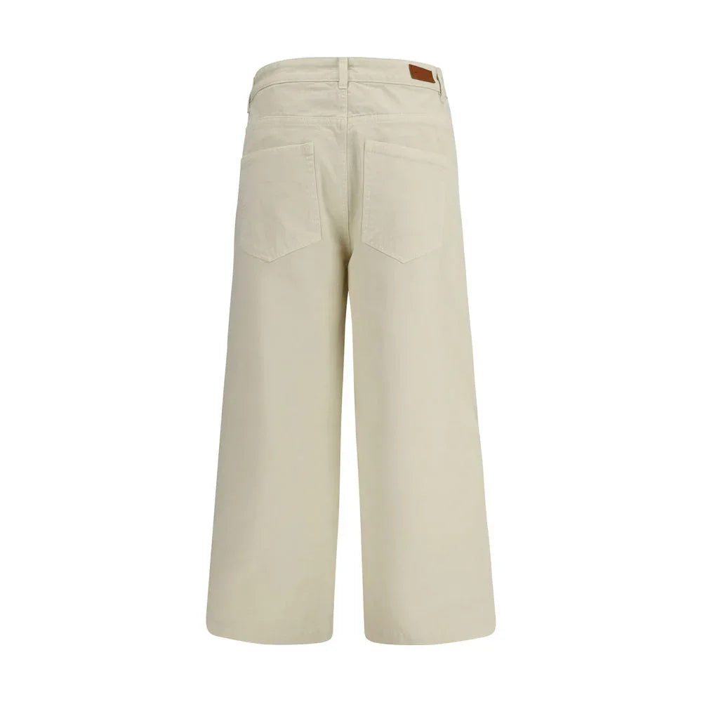 Moncler Beige Cotton Casual Pants