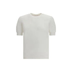 Brunello Cucinelli White Cotton T-Shirt - Zeiniez