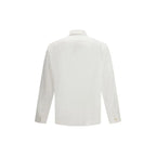 Brunello Cucinelli White Linen Dress Shirt - Zeiniez