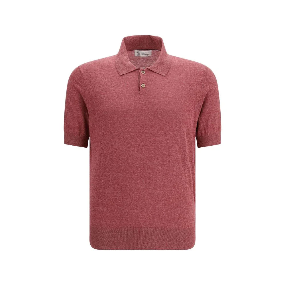 Brunello Cucinelli Multicolor Linen Polo Shirt - Zeiniez