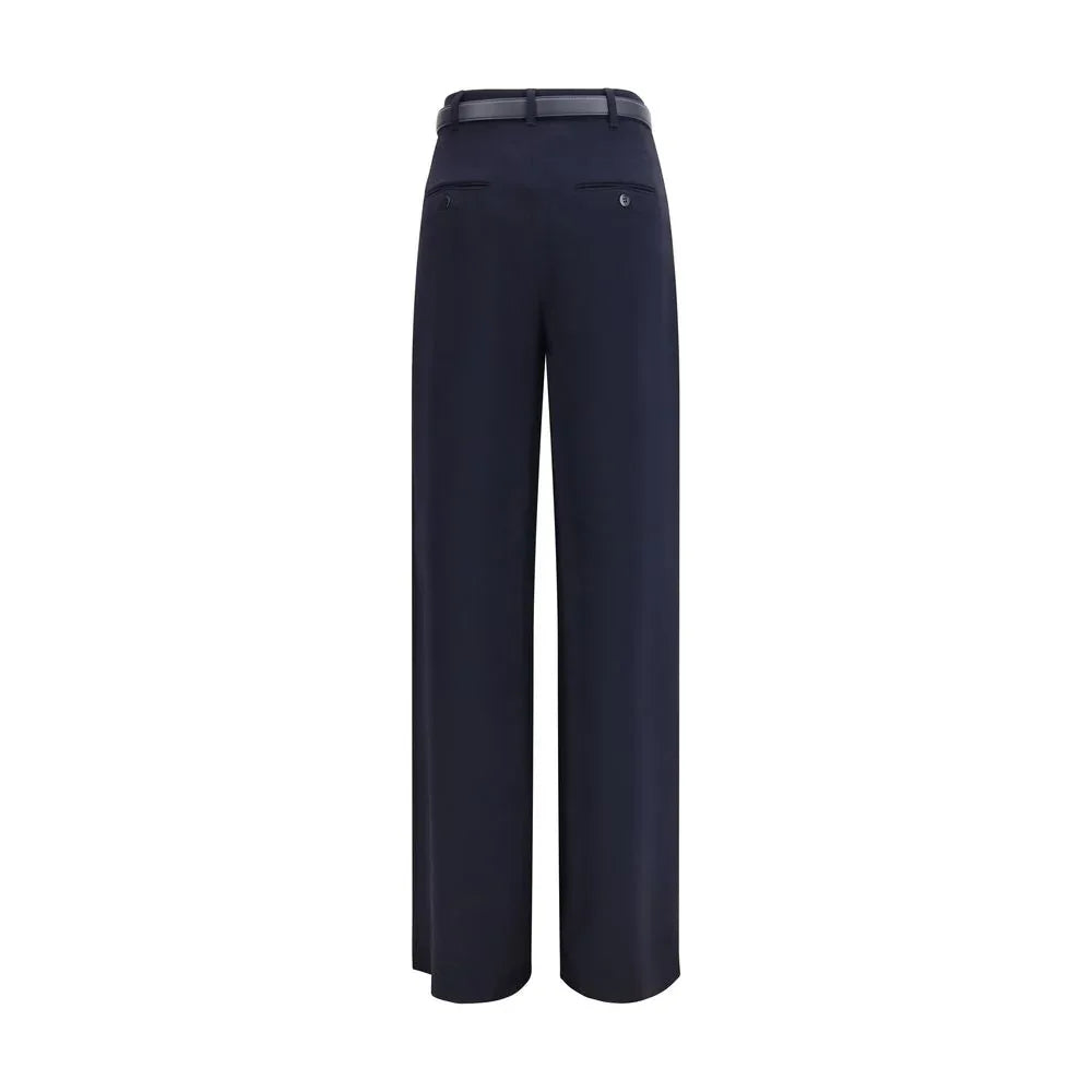 Max Mara Blue Triacetate Casual Pants - Zeiniez