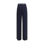 Max Mara Blue Triacetate Casual Pants - Zeiniez