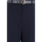 Max Mara Blue Triacetate Casual Pants - Zeiniez