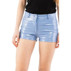 Moschino Purple Viscose Short And Mini Shorts - Zeiniez
