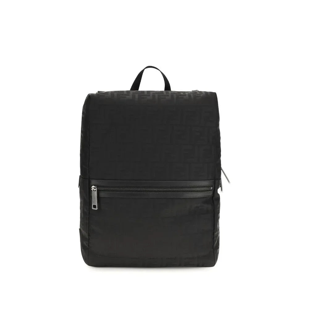 Fendi Black Nylon Backpack - Zeiniez