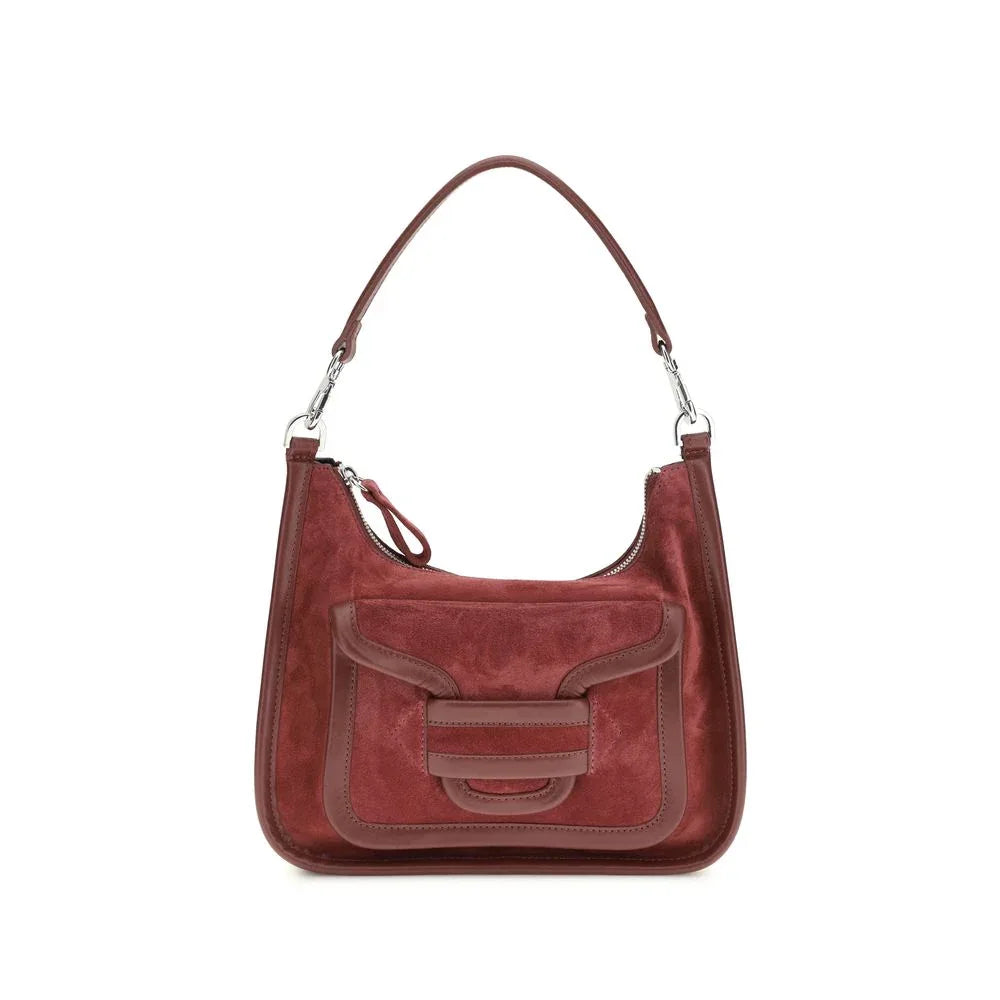 Pierre Hardy Bordeaux Calf Leather Bos Taurus Shoulder Bag - Zeiniez
