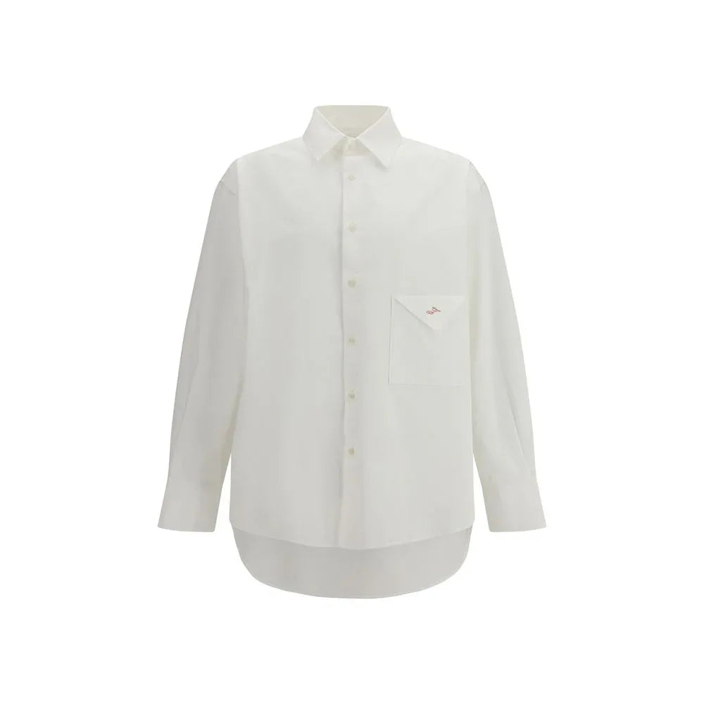 Jacquemus White Cotton Dress Shirt - Zeiniez