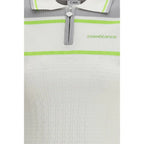 Casablanca White Viscose Polo Shirt - Zeiniez