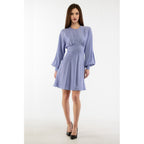 Moschino Purple Marabou Casual Dress