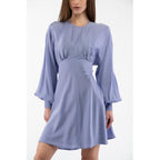 Moschino Purple Marabou Casual Dress