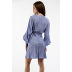 Moschino Purple Marabou Casual Dress
