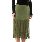 Moschino Bicolor Cotton Midi Skirt - Zeiniez