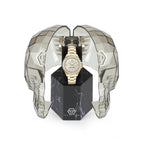 Philipp Plein Gold Stainless Steel Dress Watch