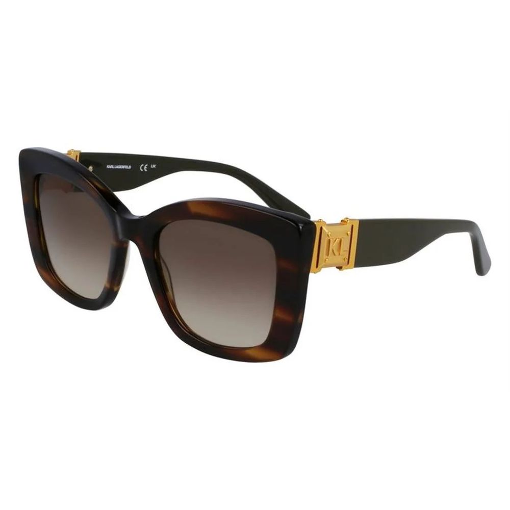 Karl Lagerfeld Brown Acetate Sunglasses
