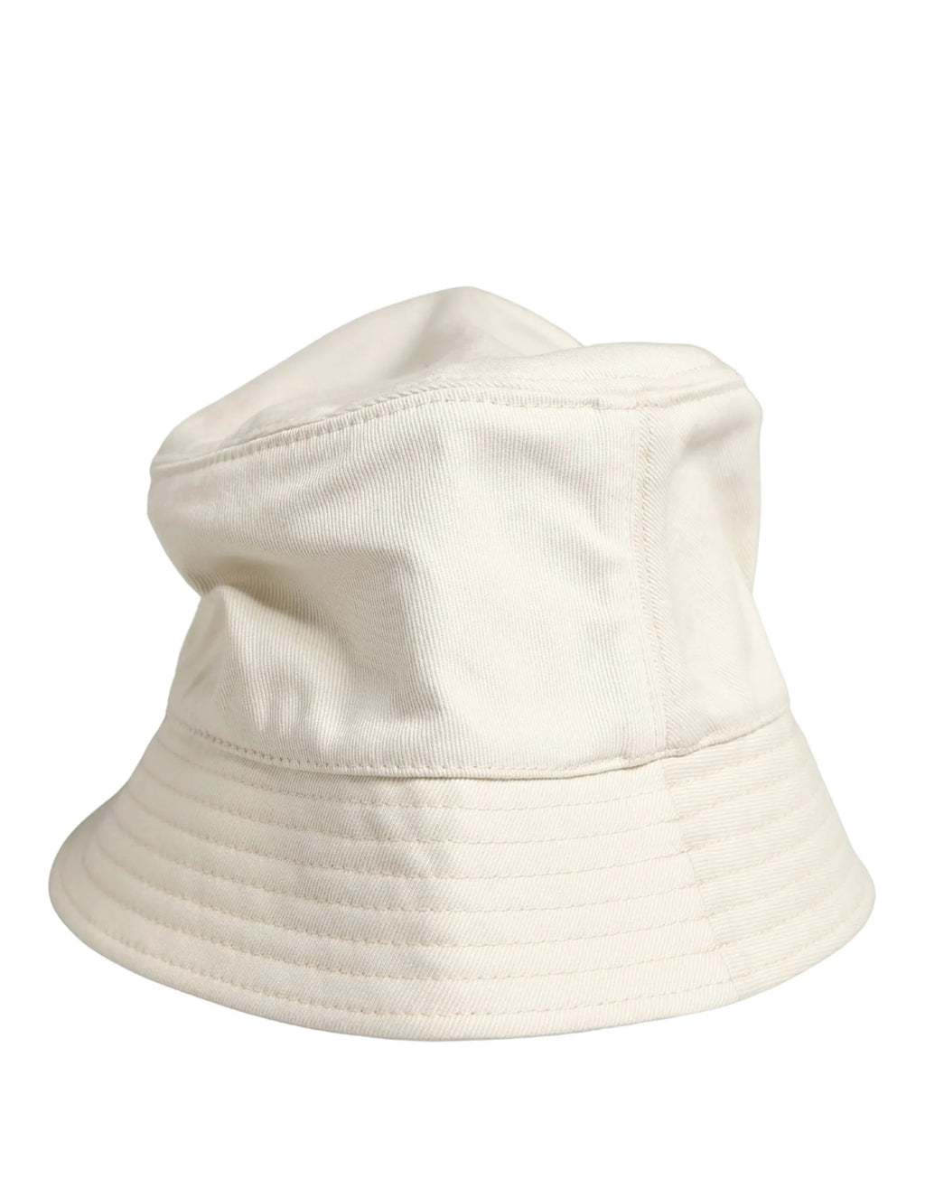 Dolce & Gabbana Men White Cotton Bucket Fisherman Capello Hat - Zeiniez