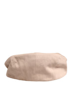 Dolce & Gabbana Men Beige Cotton Newsboy Cloth Capello Hat