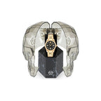 Philipp Plein Gold Stainless Steel Dress Watch