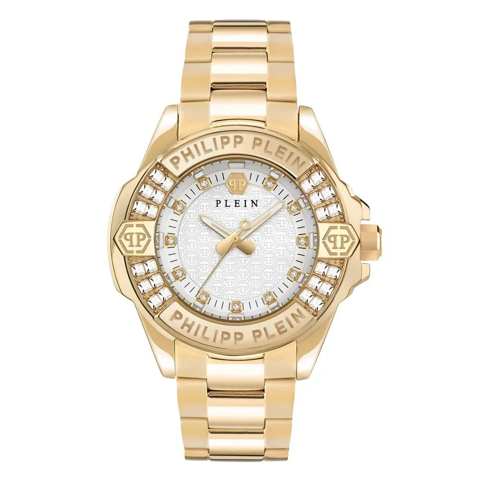 Philipp Plein Gold Stainless Steel Dress Watch - Zeiniez