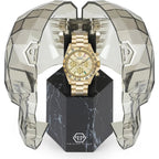 Philipp Plein Gold Stainless Steel Dress Watch