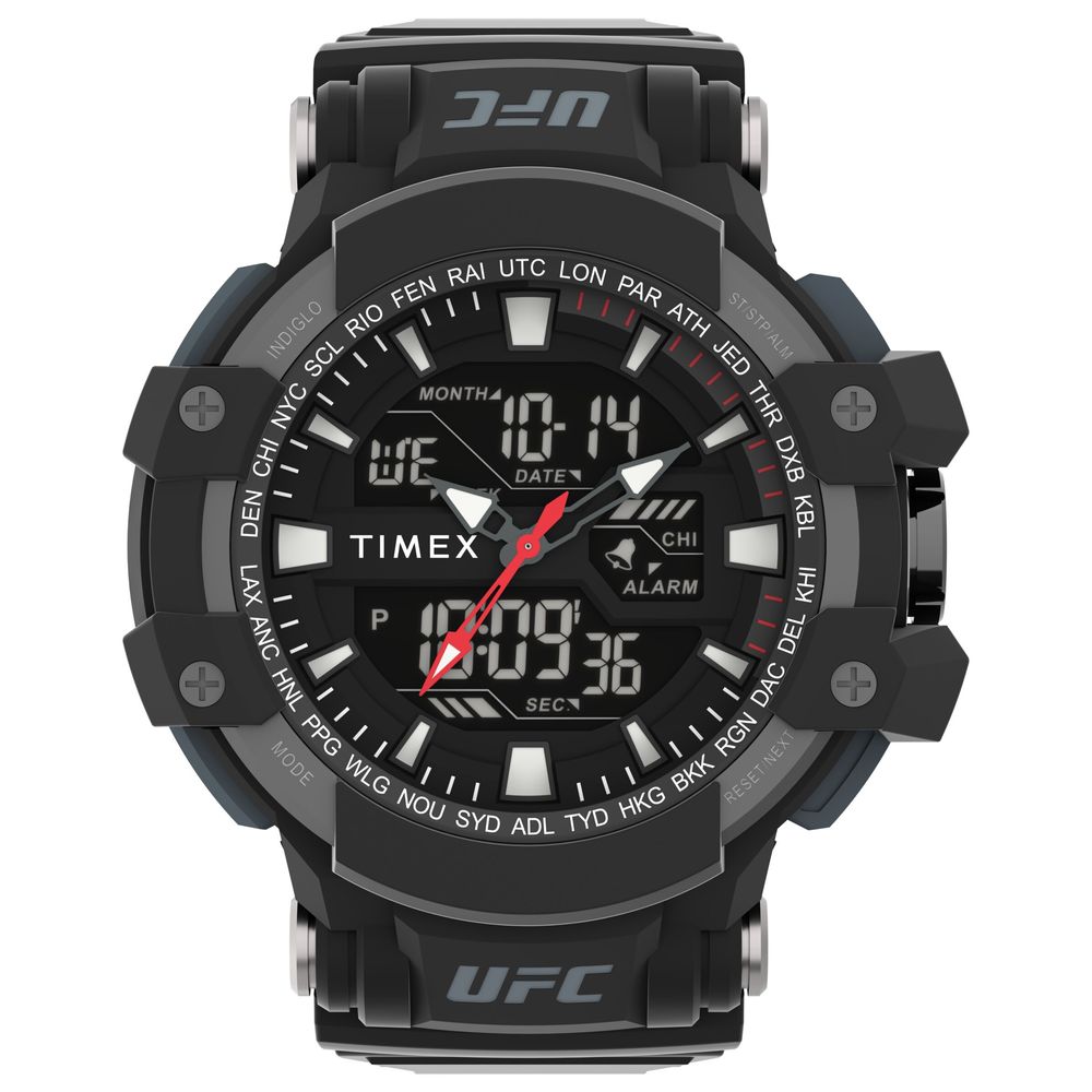 Timex Black Rubber Digital Watch