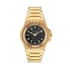 Versace Gold Stainless Steel Dress Watch