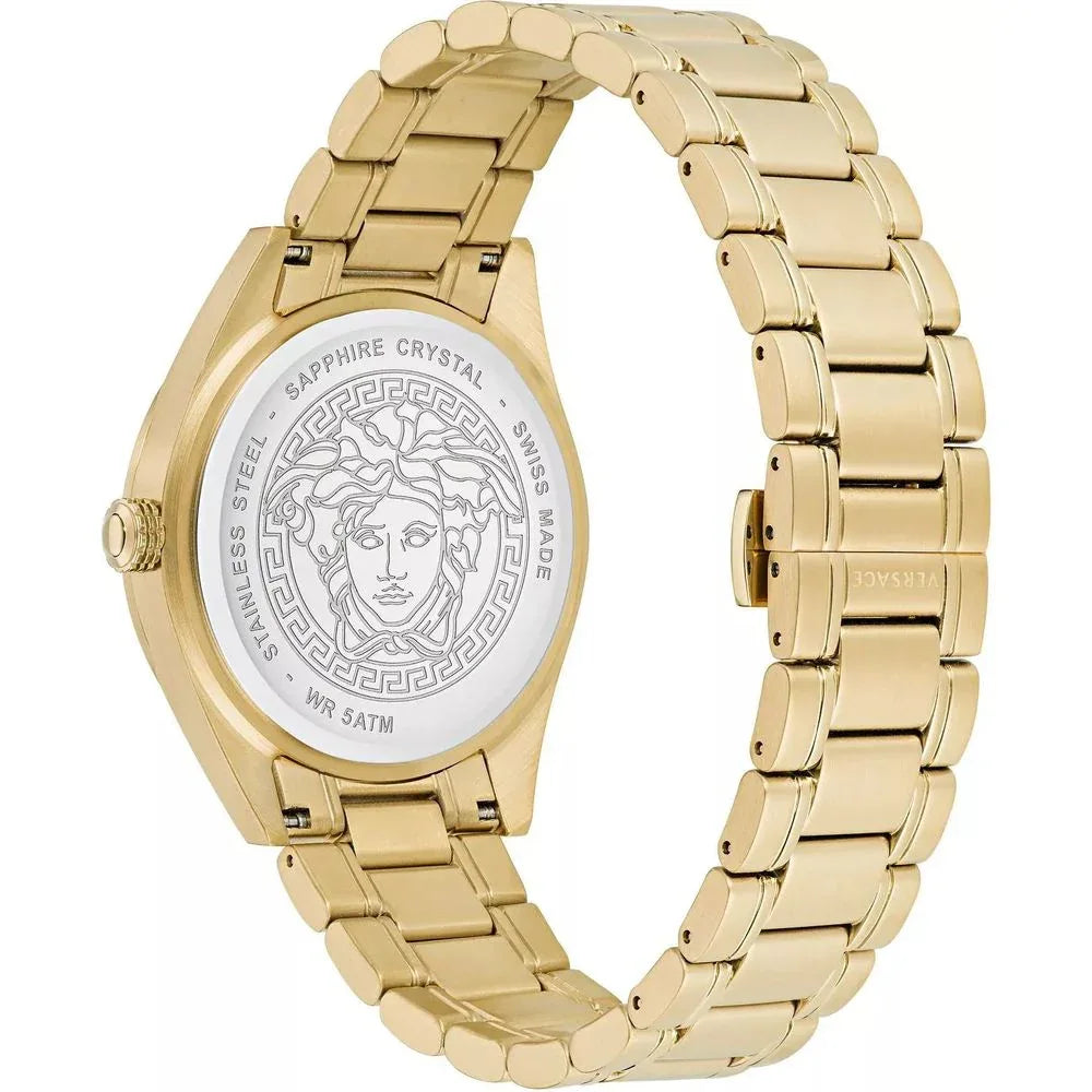 Versace Gold Stainless Steel Dress Watch - Zeiniez