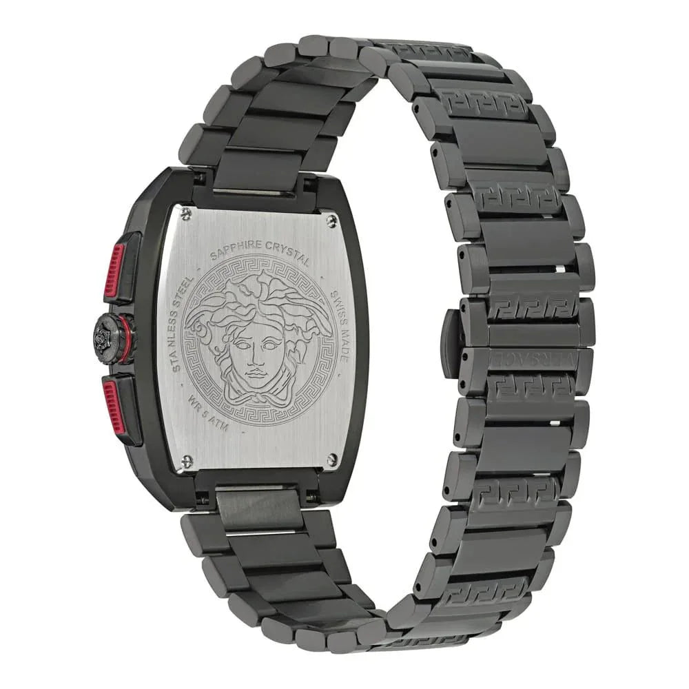 Versace Black Stainless Steel Dress Watch - Zeiniez