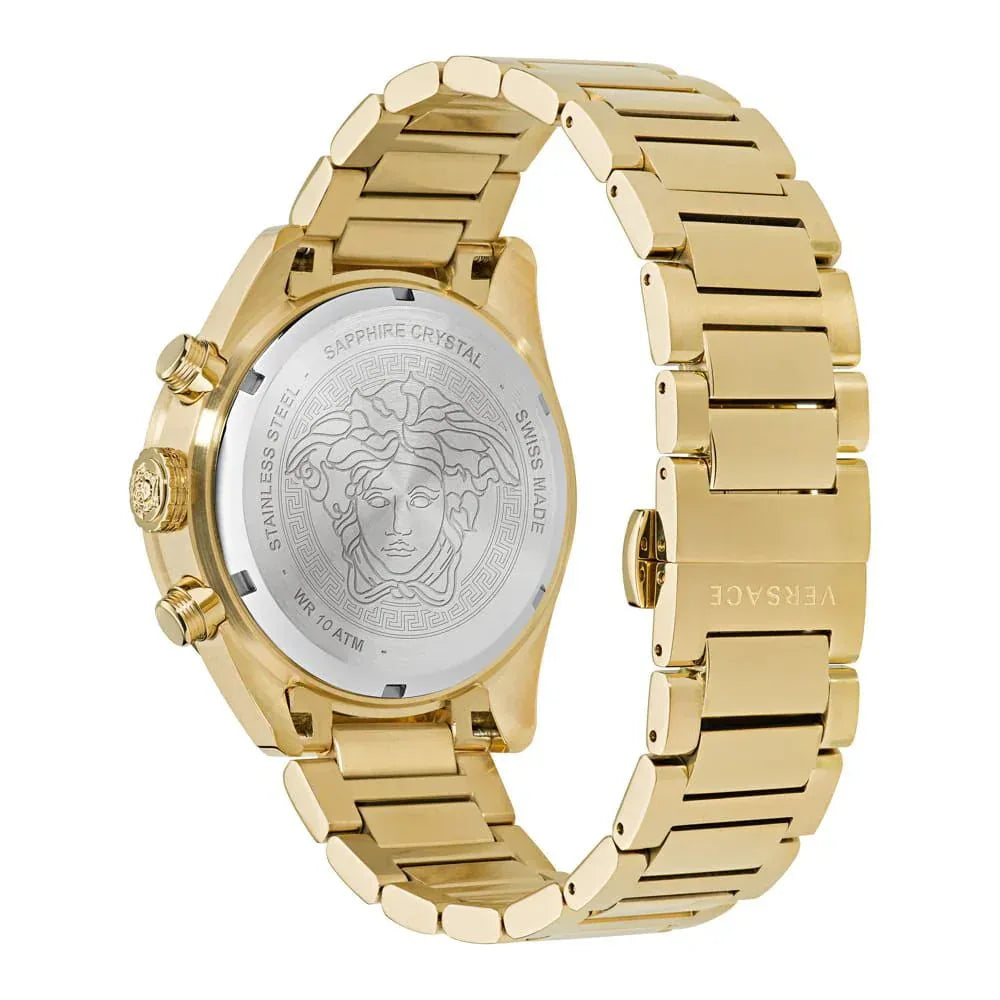 Versace Gold Stainless Steel Dress Watch - Zeiniez