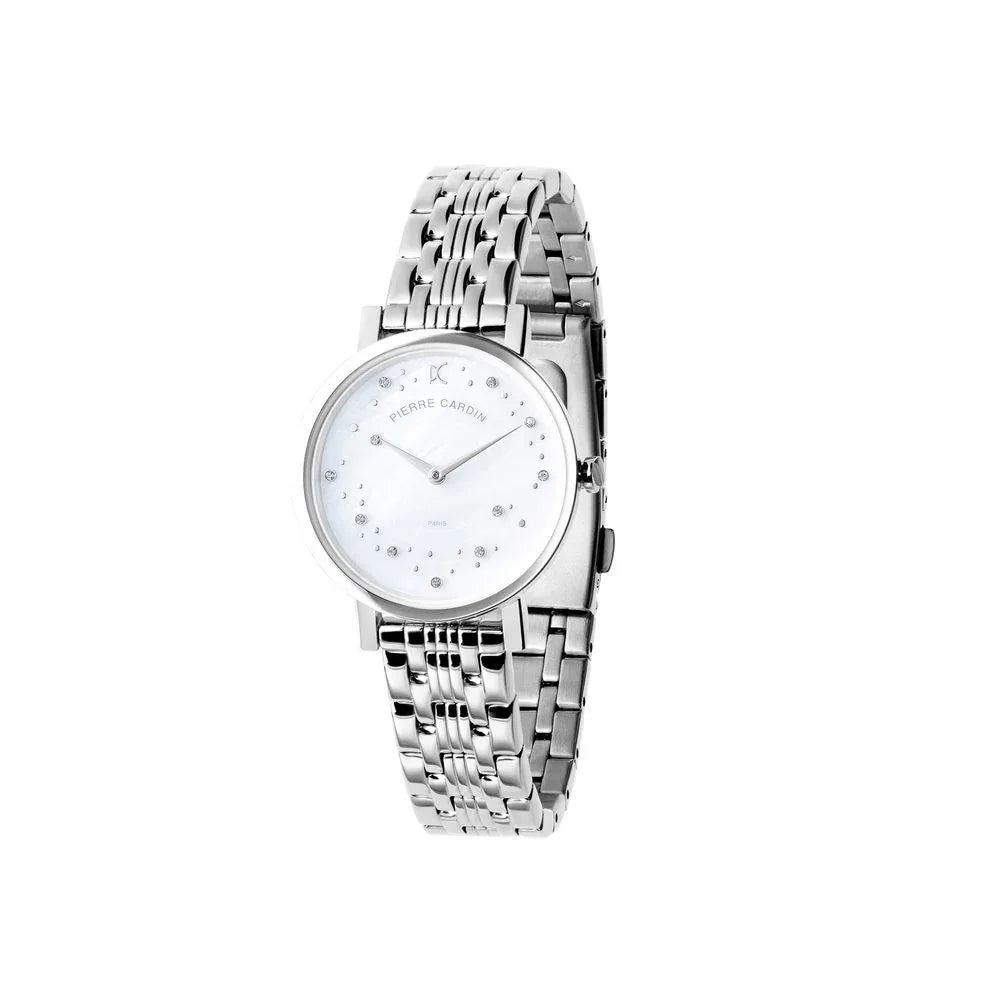 Pierre Cardin Gray Stainless Steel Dress Watch - Zeiniez