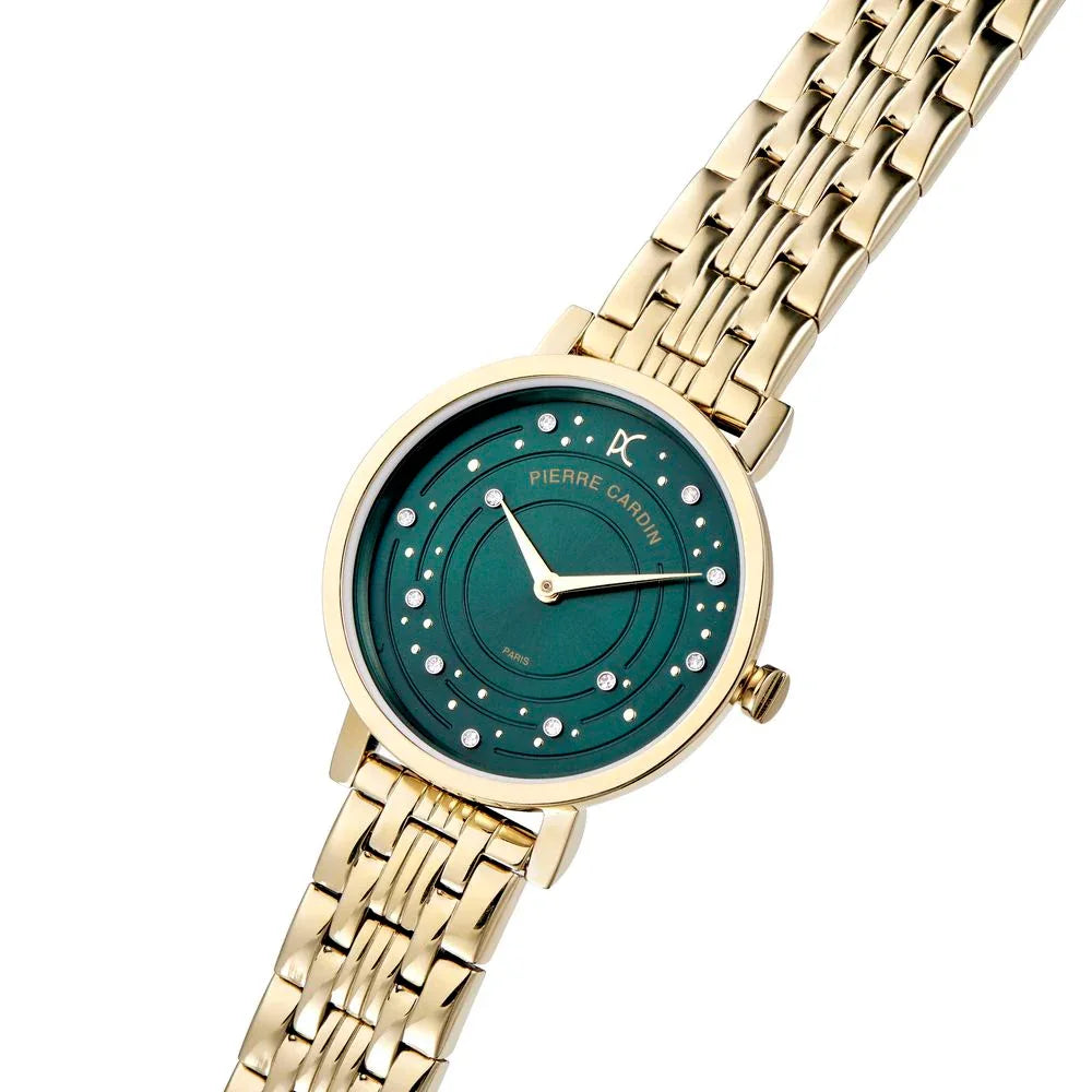 Pierre Cardin Gold Stainless Steel Dress Watch - Zeiniez