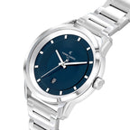 Pierre Cardin Gray Stainless Steel Dress Watch