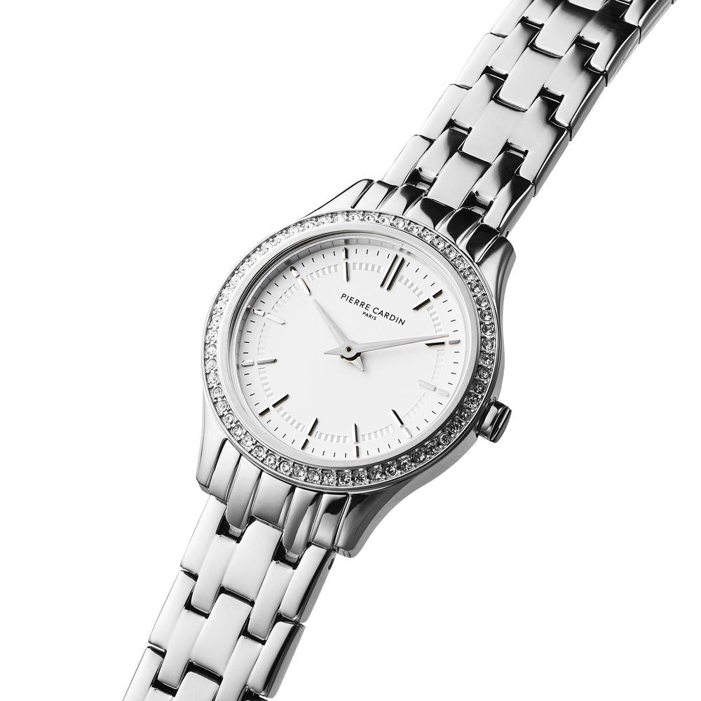 Pierre Cardin Gray Stainless Steel Dress Watch