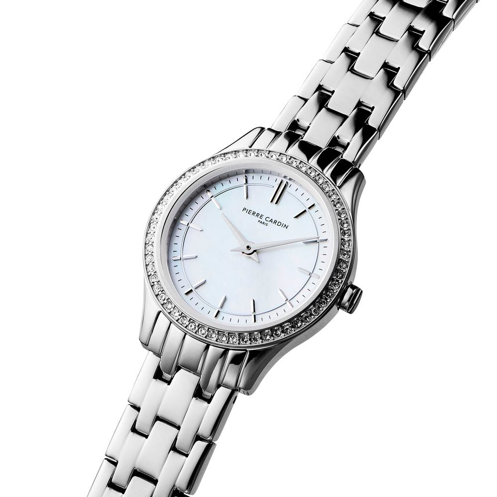 Pierre Cardin Gray Stainless Steel Dress Watch
