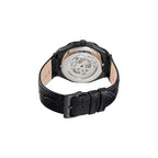 Pierre Cardin Black Leather Dress Watch - Zeiniez