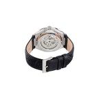 Pierre Cardin Black Leather Bracelet Watch