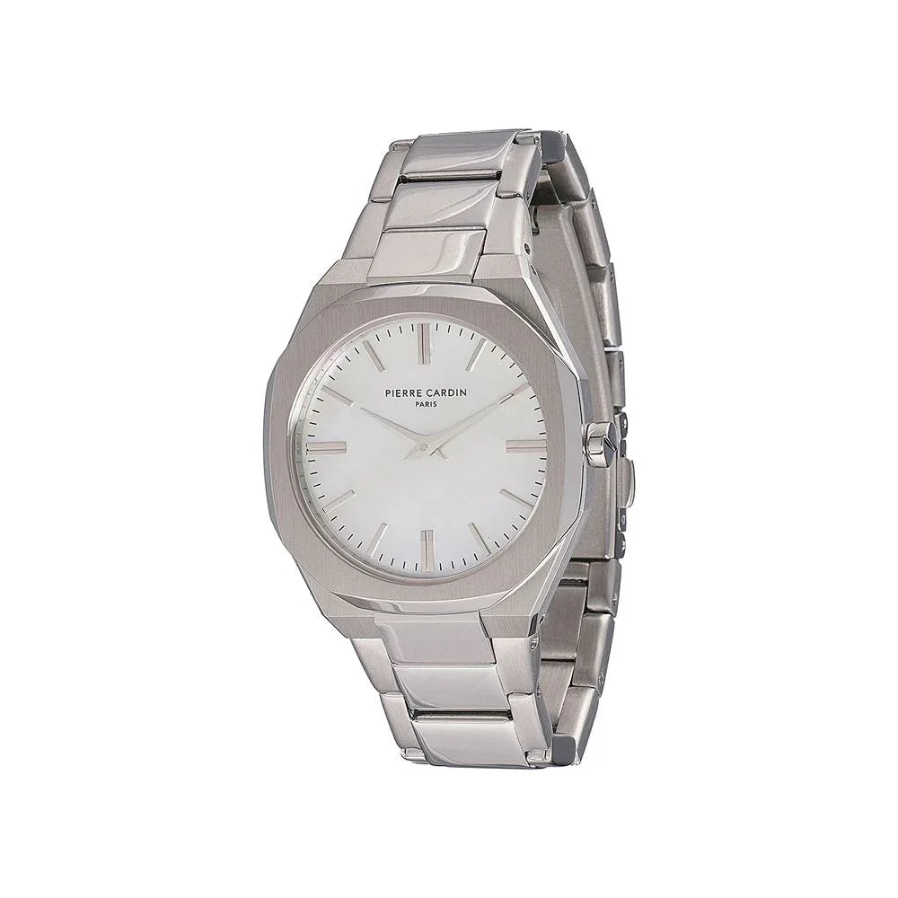 Pierre Cardin Gray Stainless Steel Dress Watch - Zeiniez