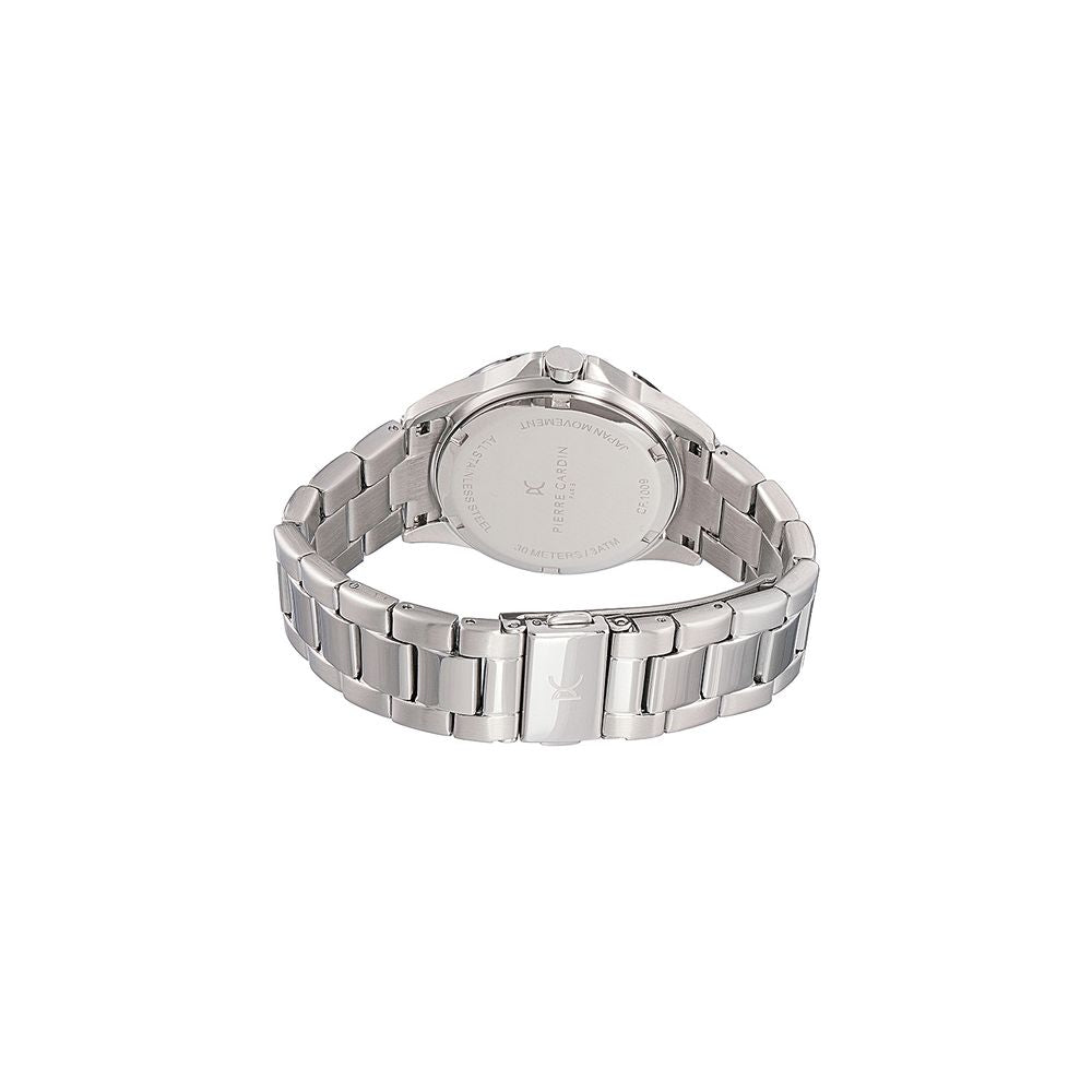 Pierre Cardin Gray Stainless Steel Dress Watch