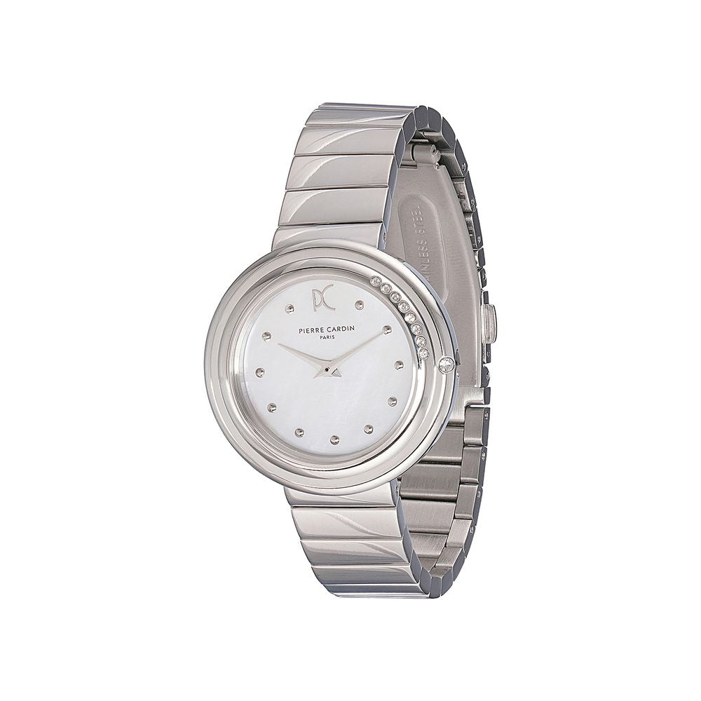 Pierre Cardin Gray Stainless Steel Dress Watch