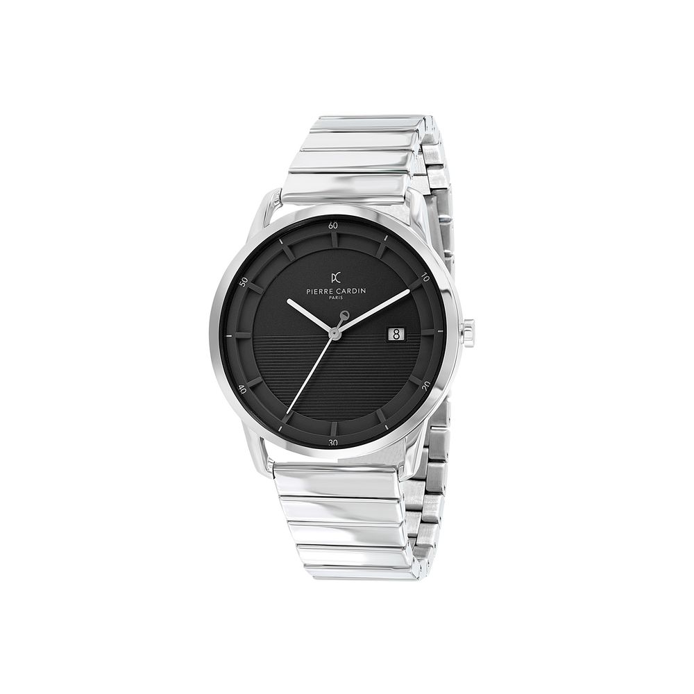 Pierre Cardin Gray Stainless Steel Dress Watch