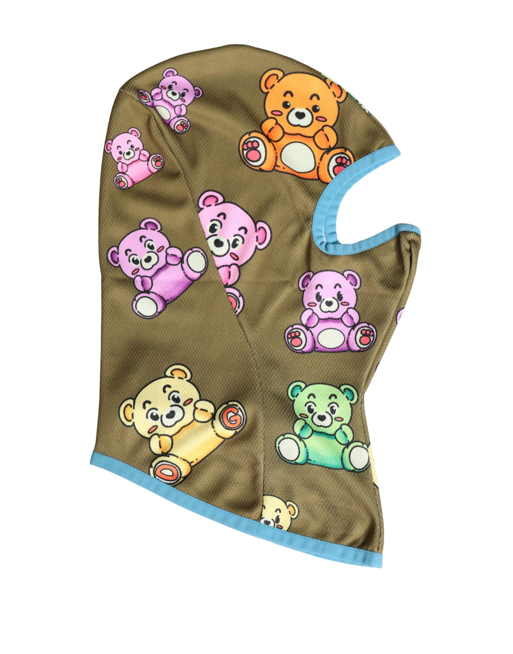 Dolce & Gabbana Men Brown Bears Polyester Ski Mask Balaclava Hat