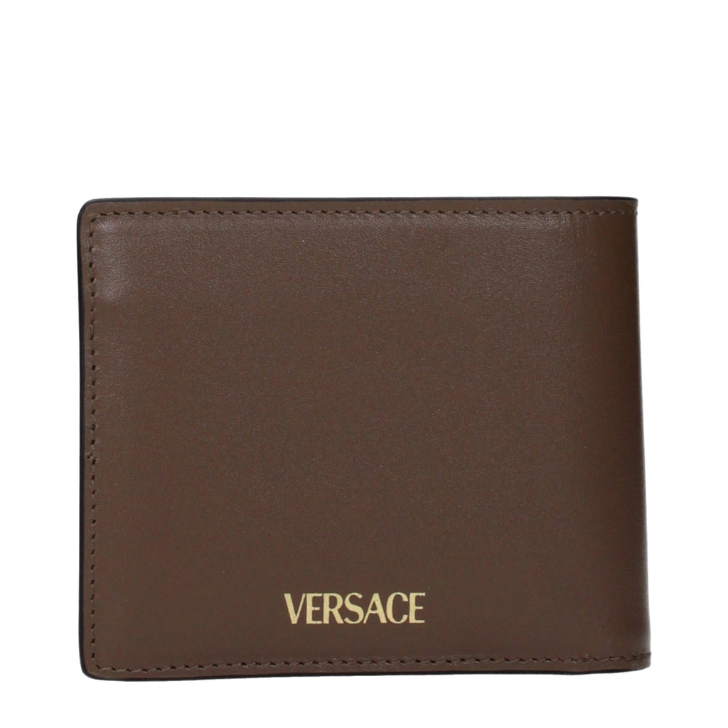 Versace Brown Leather Wallet