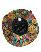 Dolce & Gabbana Men Multicolor Brocade Wide Brim Fisherman Capello Hat