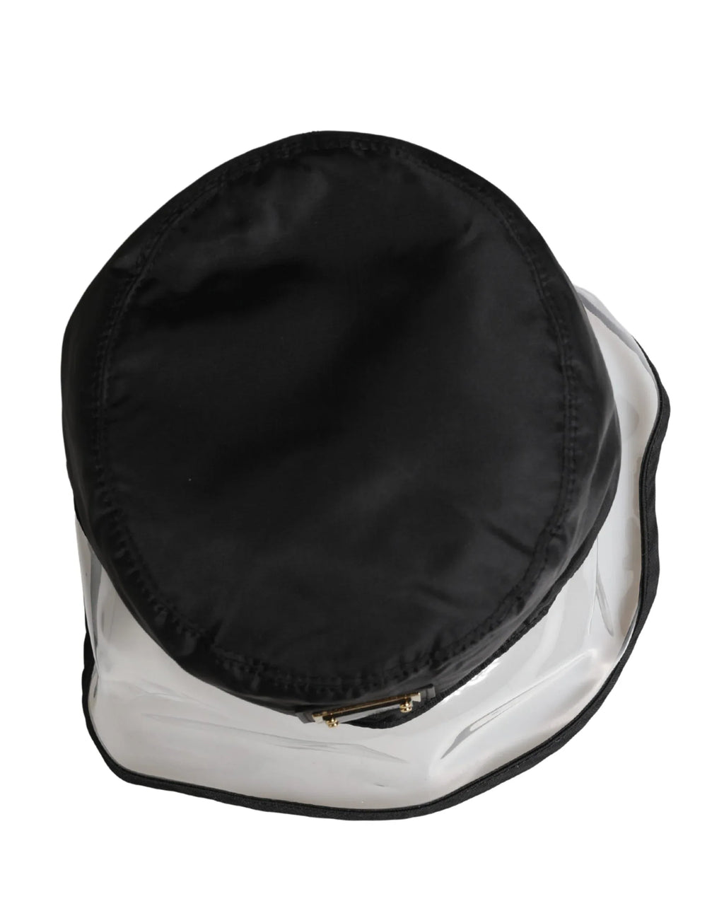 Dolce & Gabbana Men Black Plastic Fisherman Bucket Capello Hat - Zeiniez