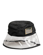 Dolce & Gabbana Men Black Plastic Fisherman Bucket Capello Hat - Zeiniez