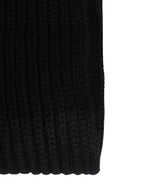 Dolce & Gabbana Black Cashmere Knitted Men Neck Warmer One Size Scarf - Zeiniez