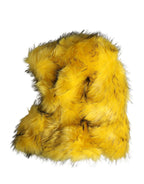 Dolce & Gabbana Yellow Modacrylic Fur Women Bucket Capello Hat - Zeiniez